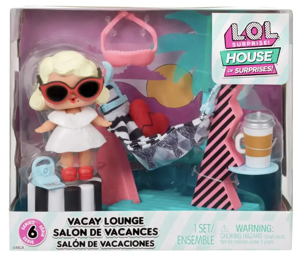 Игровой набор L.O.L. Surprise Furniture LOL Зона отдыха с куклой Leading - фото4