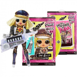 Кукла LOL Surprise OMG Music Remix Rock Bhad Gurl и клавитара - фото