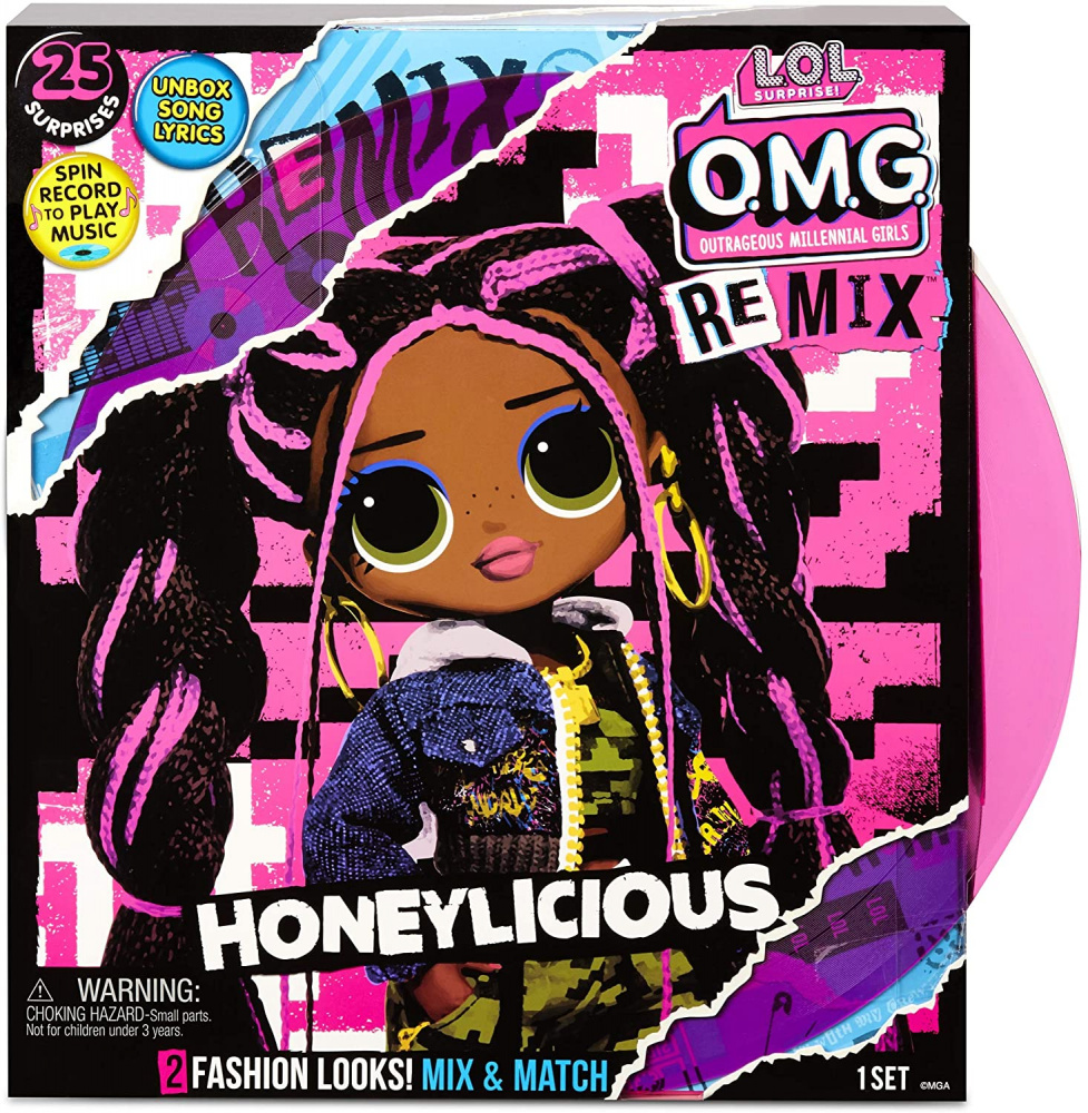 Кукла Lol OMG Remix Honeylicious - фото2