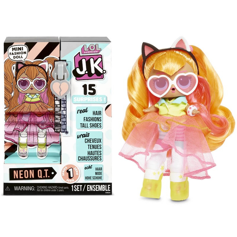Кукла Lol JK Mini Fashion Doll Neon Q.T. - фото