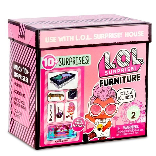 Набор Lol Furniture с куклой Grunge Grrrl и мебелью 2 серия