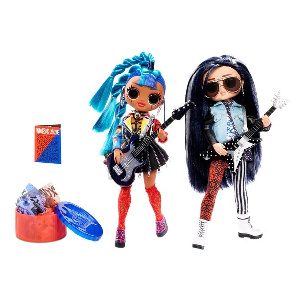 Игровой набор Куклы LOL Surprise! OMG Remix Rocker Boi and Punk Grrrl - фото2