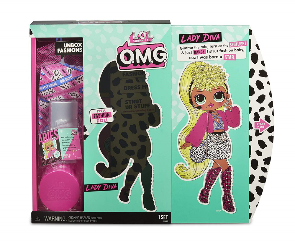 Кукла ЛОЛ OMG Леди Дива - Lady Diva(дефект упаковки)