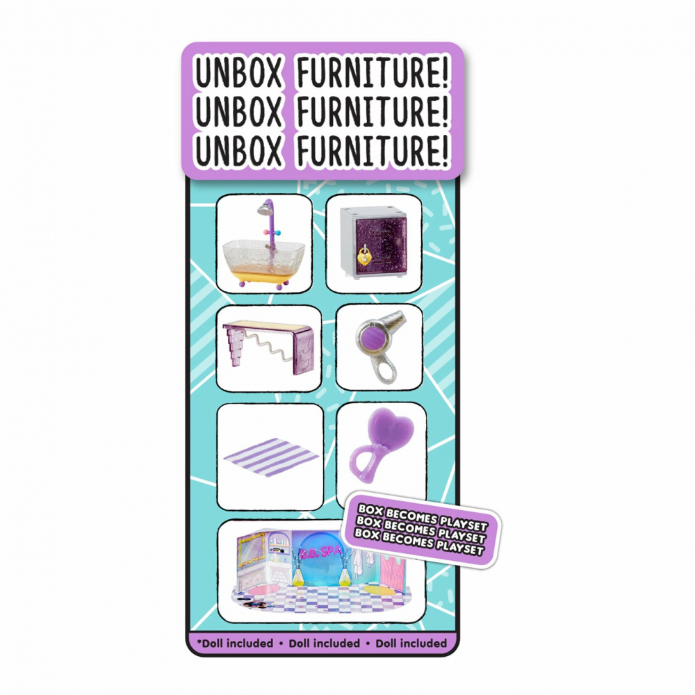 Набор LOL Furniture с куклой Ice и мебелью - фото8