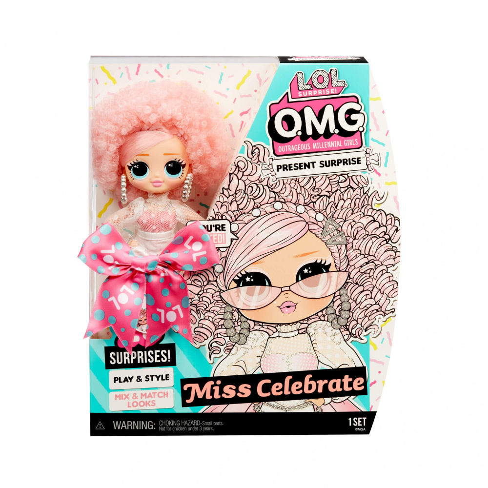 Кукла LOL Surprise OMG Present Surprise Miss Celebrate 2 серия - фото2