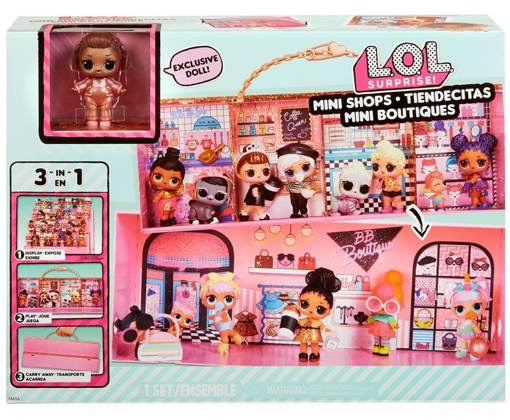 Lol Surprise Mini-Shops 3 в 1 - магазин, подставка, кейс для хранения кукол Лол - фото