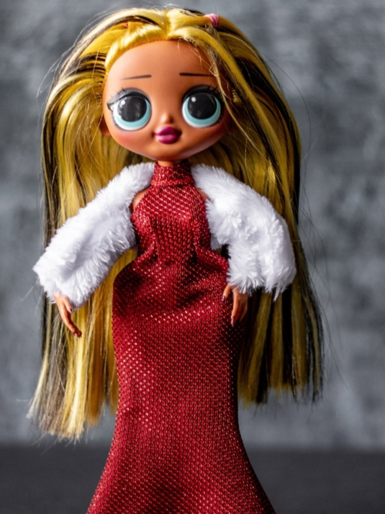Dolls' Fashion Одежда для куклы 23 см, куклы типа лол LOL, Вечернее платье 