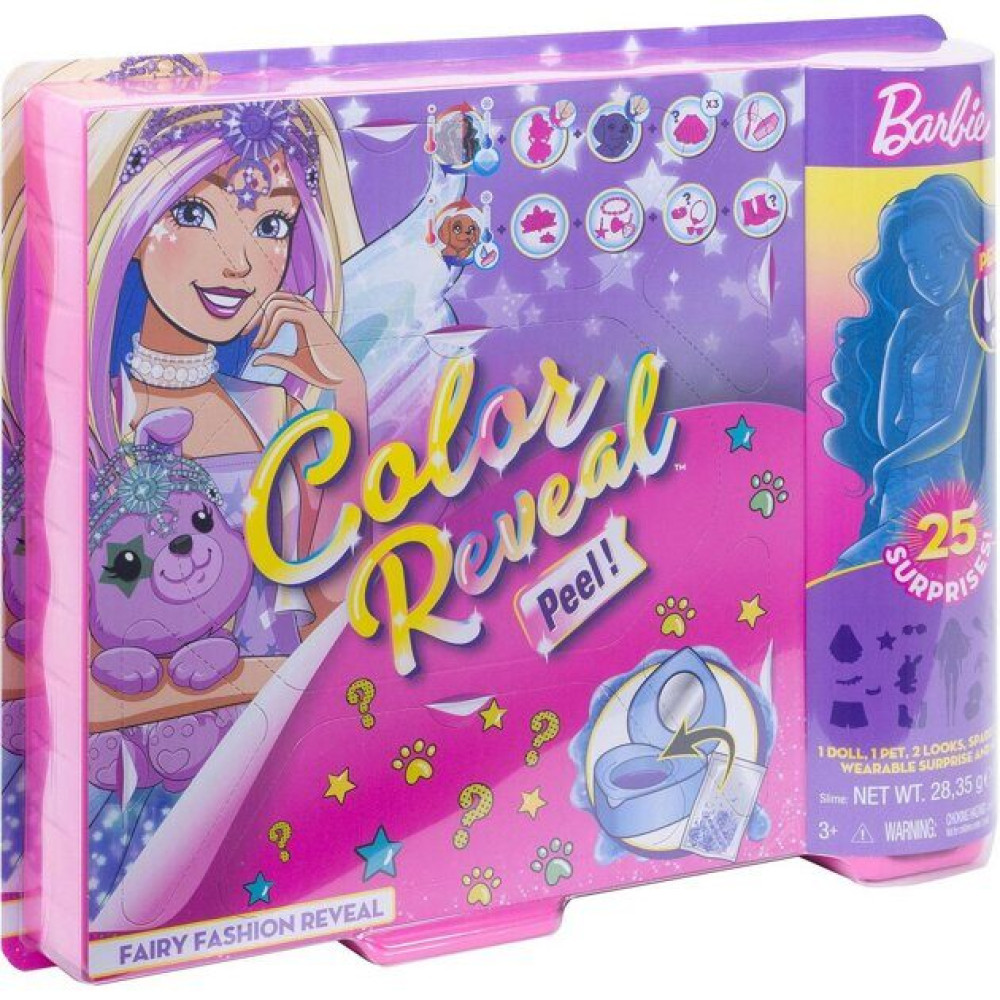 Кукла Barbie Color Reveal Фея сюрприз GXV94
