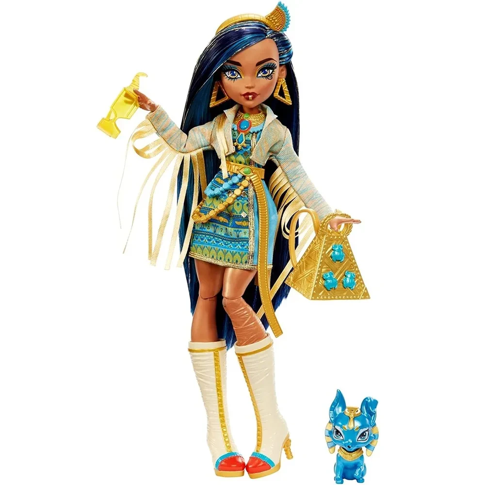 Кукла Монстр Хай Клео де Нил (3-е поколение, 2022) (Monster High Doll Cleo De Nile) - фото