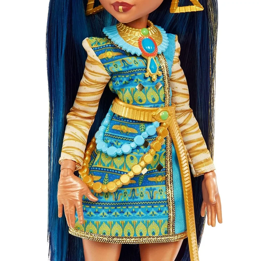 Кукла Монстр Хай Клео де Нил (3-е поколение, 2022) (Monster High Doll Cleo De Nile) - фото4