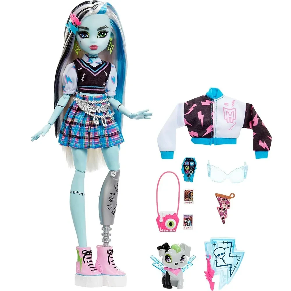 Кукла Монстр Хай Фрэнки Штейн (3-е поколение, 2022) (Monster High Doll Frankie Stein) - фото6