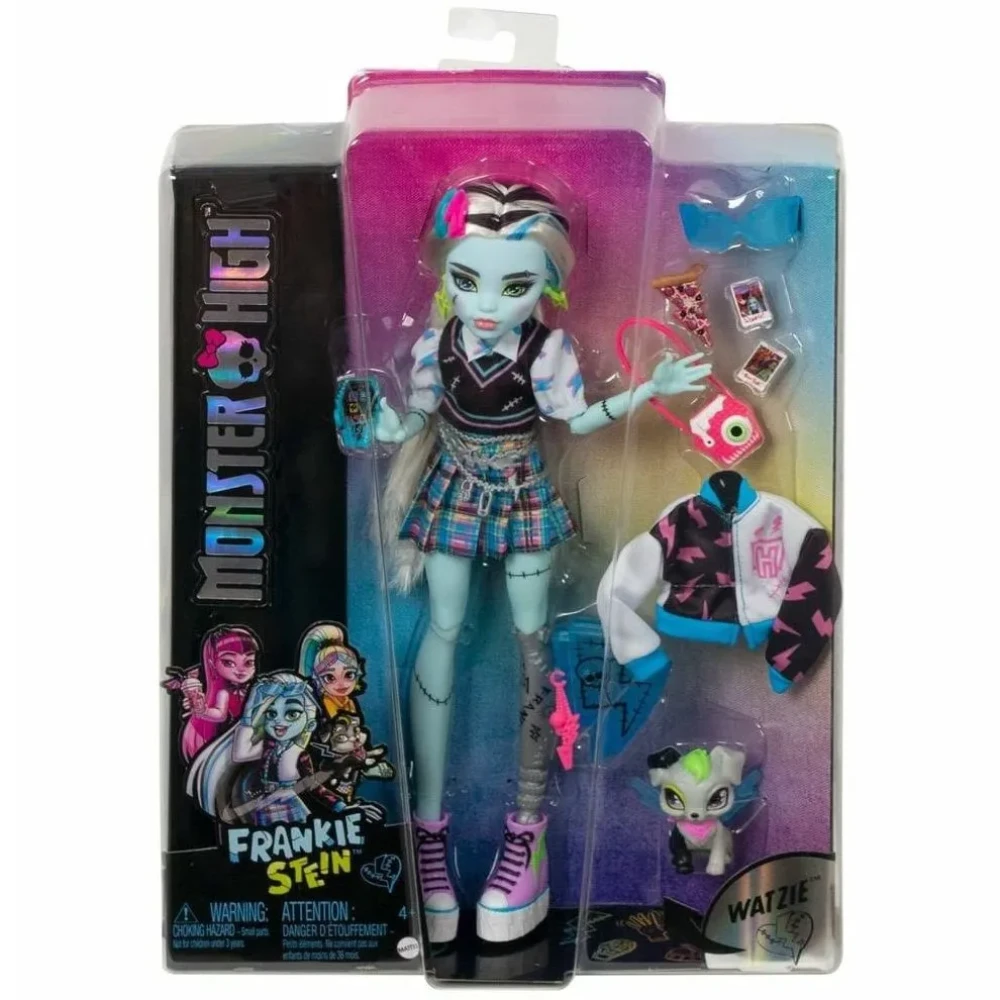 Кукла Монстр Хай Фрэнки Штейн (3-е поколение, 2022) (Monster High Doll Frankie Stein)
