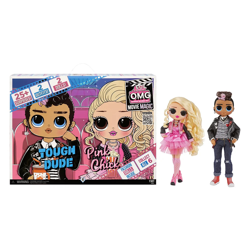 Игровой набор Куклы LOL OMG Movie Magic Tough Dude и Pink Chick - фото