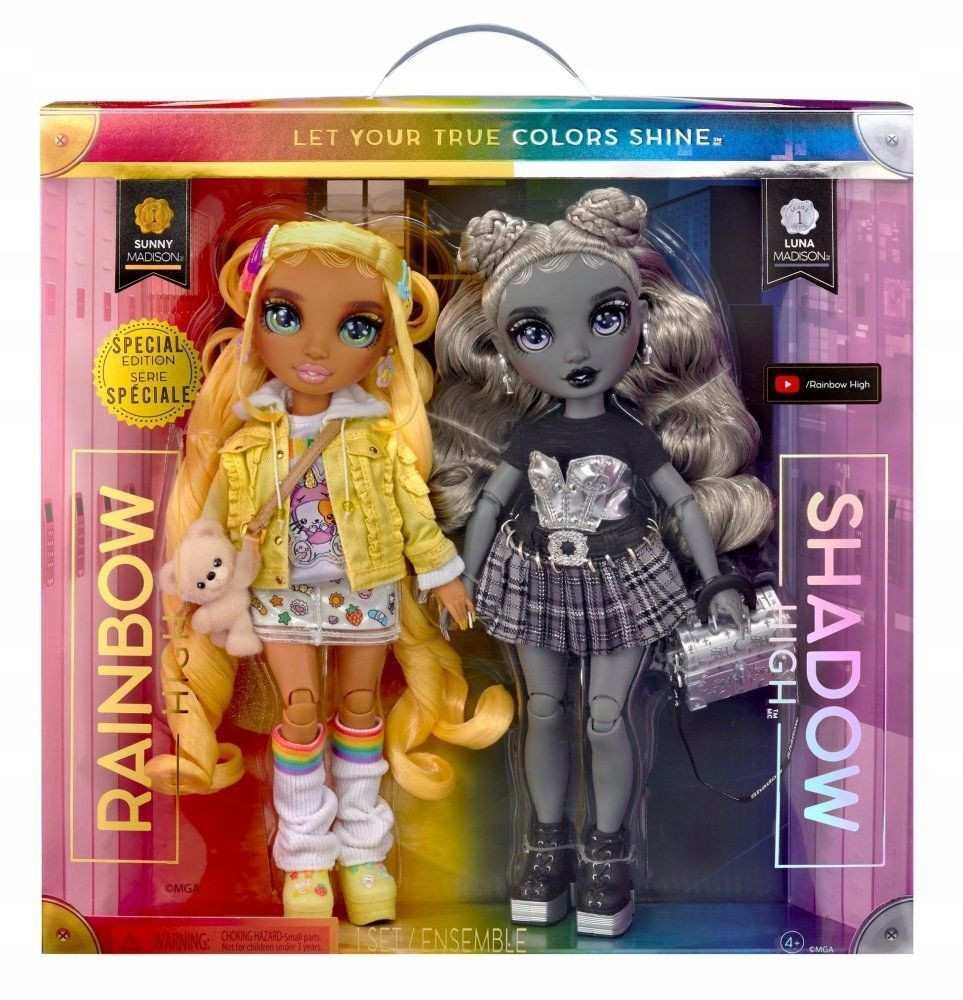 Набор Rainbow High Рэйнбоу Хай из двух кукол Санни и Луна