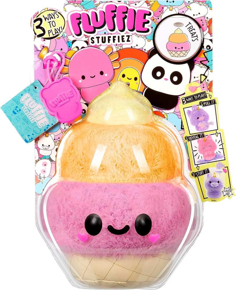 Мягкая игрушка-антистресс Fluffie Stuffiez Пушистый сюрприз Мороженое