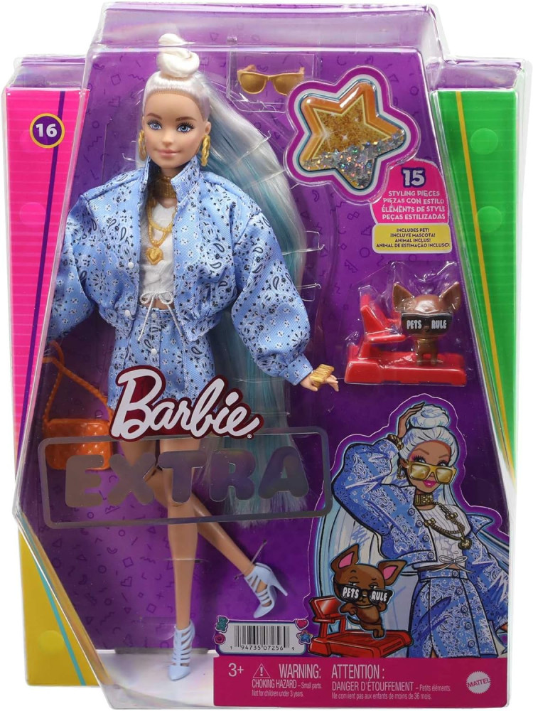 Барби Экстра Barbie Extra №16 с Чихуахуа HHN08