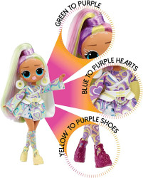 LOL Surprise OMG Sunshine Color Change Sunrise Fashion Doll with Color Changing Hair and Fashions and Multiple Surprises – Great Gift for Kids Ages 4+ - фото